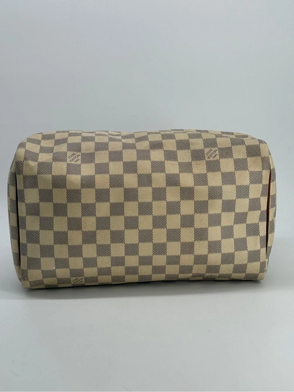 LOUIS VUITTON Damier Azur 30 Canvas Speedy Handbag